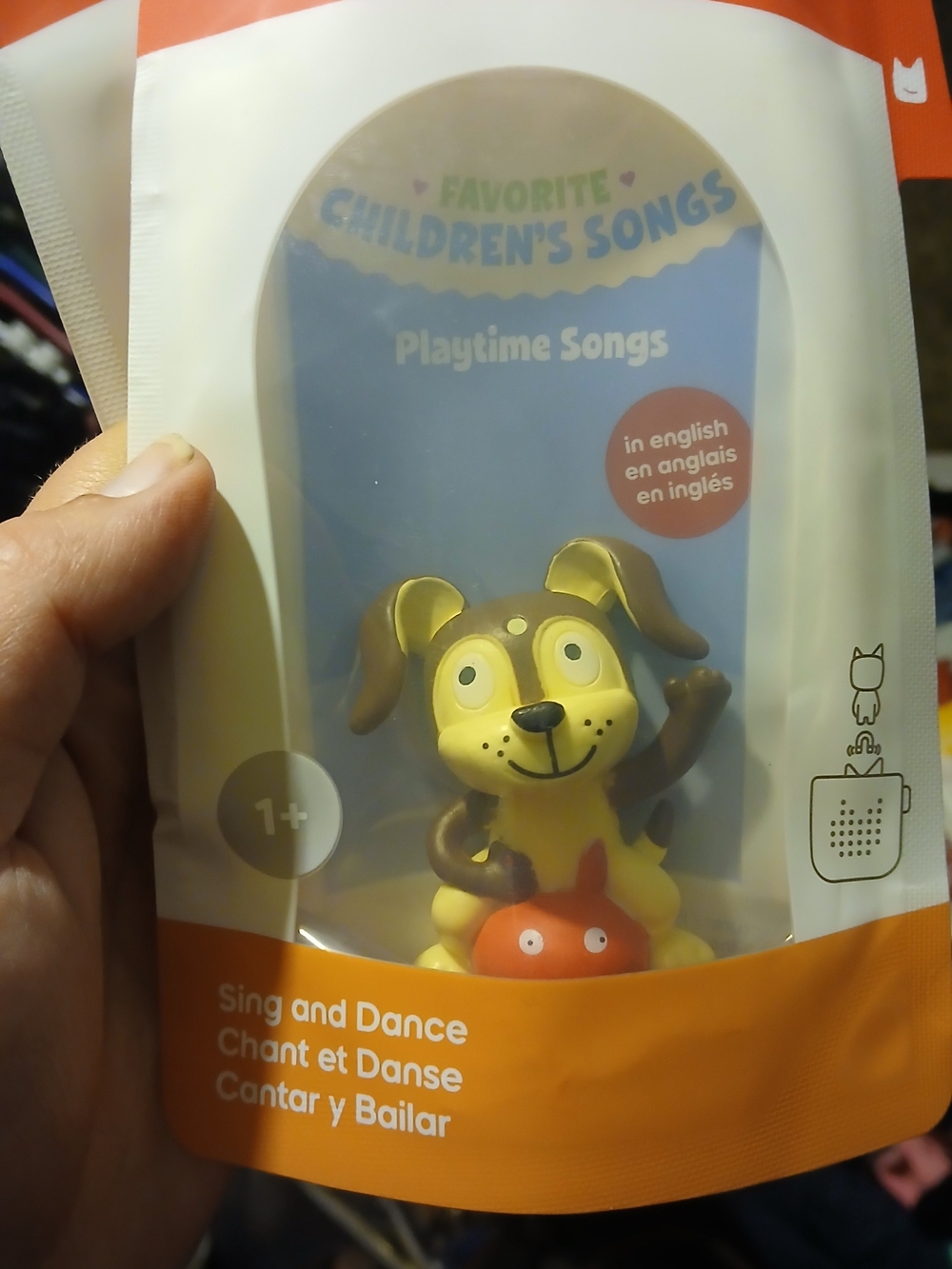 Playtime Songs Dog Figure - Yellow and Brown Music Toy